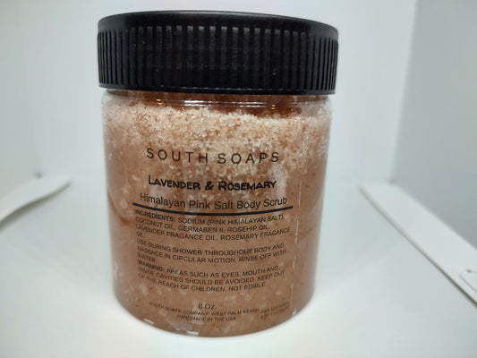 Lavender & Rosemary Pink Himalayan Salt Scrub