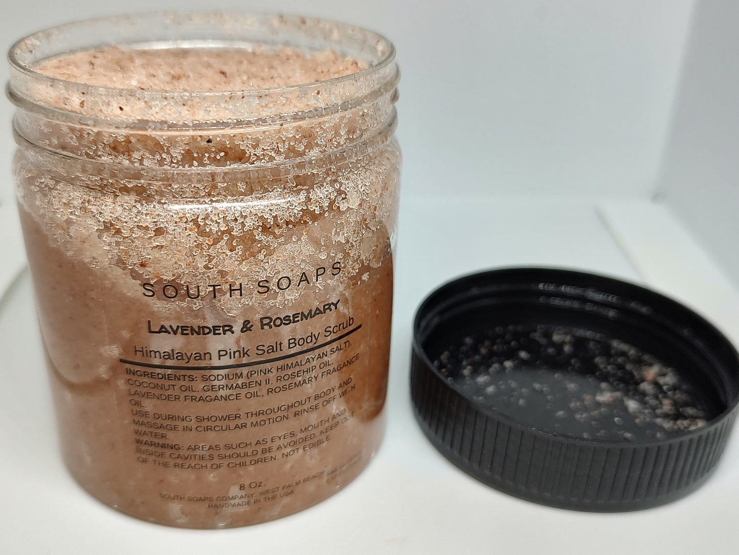 Lavender & Rosemary Pink Himalayan Salt Scrub